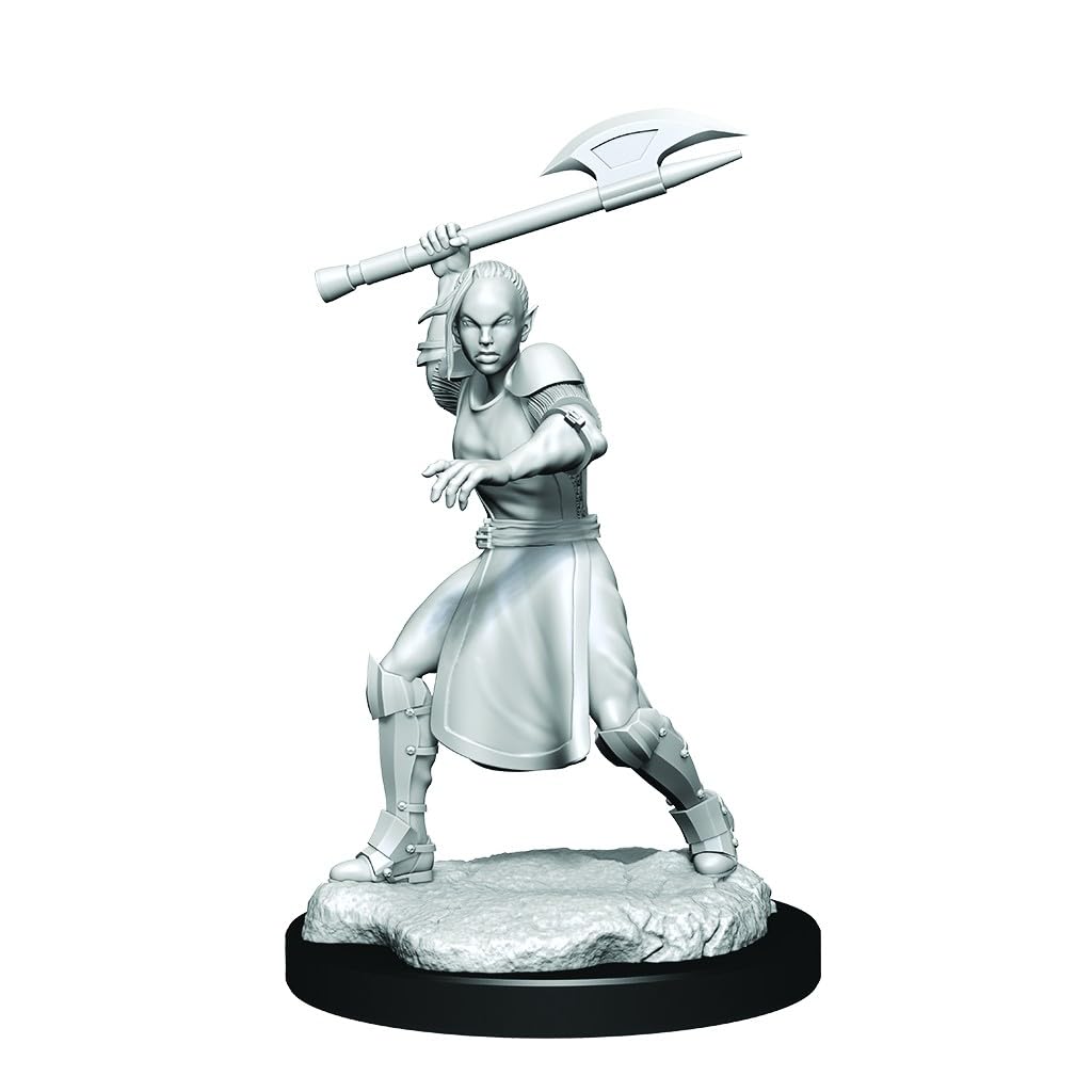 Critical Role Unpainted Miniatures: Half-Elf Echo Knight and Echo Female