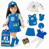 Emily Rose 18 Inch Doll Clothes 8-PC Daisy Girl Scout Uniform and Accessories Value Pack | Officially Licensed by Girl Scouts of The USA | Doll NOT