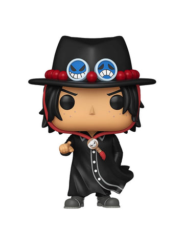 Epic Collectibles Pop Anime: One Piece - Portgas D. Ace Exclusive Vinyl Figure Included with Box Protector Compatible for Funko
