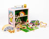 Jack Rabbit Creations Fairy Suitcase Playset - 17-Piece Dollhouse - Ages 3+