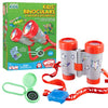 Wow in The World Kids’ Binoculars & Nature Explorer KIT | Look Far, Nature Scavenger Hunt, Specimen Box, Companion Audio Content, Bonus Reusable