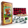 Prolific Games Flapjacks & Sasquatches Lumberjack Dice Game - Quick-Playing in a Zippered Travel Pouch - Great for Camping & Car Trips - Adults