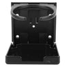 VGEBY Foosball Table Cup Holder, Folding Cup Drink Holder External Cup Rack for Foosball Game Table Black