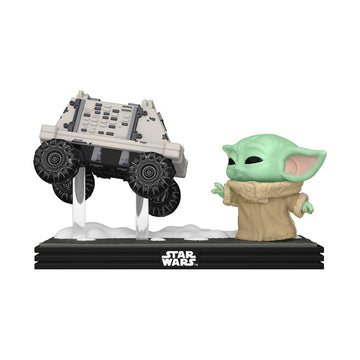 Funko Pop! Moments: Mandalorian & Grogu - Grogu with Polar Mouse Droid - Collectable Vinyl Figure - Gift Idea - Official Merchandise - Toys for Kids &