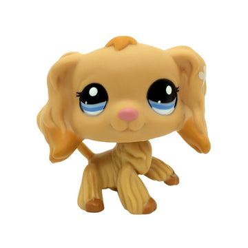 CFCLLBR #1716 Mini Pet Toys Tan Cocker Spaniel Dog Animal Figure