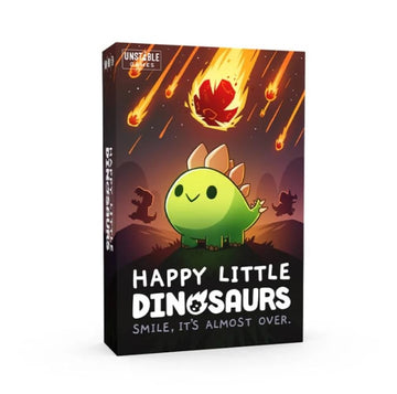 Unstable Games Happy Little Dinosaurs Board Game - Funny Card Game for Adults and Kids - Family Board Games for 2-4 Players, Ages 8 and Up, From