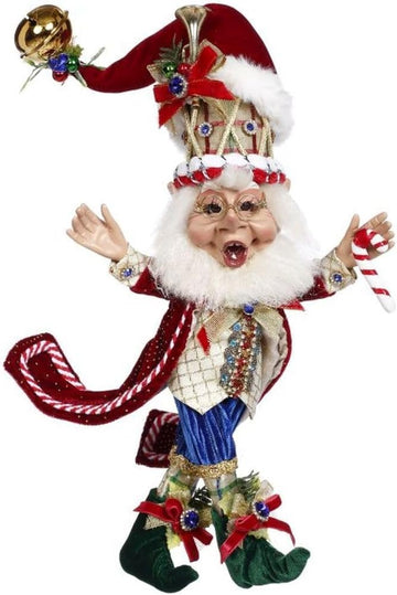 Mark Roberts Christmas Party Elf Small - 13 Inches 51-44812 Holiday Decor Festive Decoration Collectible Figurine Seasonal Ornament