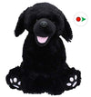 Stuffems Toy Shop Record Your Own Plush 16 inch Black Lab - Ready to Love in A Few Easy Steps