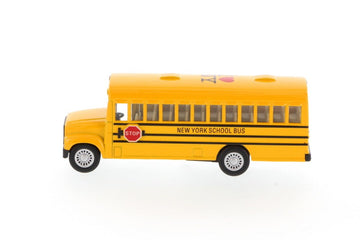 Showcasts I Love New York School Bus, Yellow 5107D-ILNY - 5" Scale Diecast Model Car