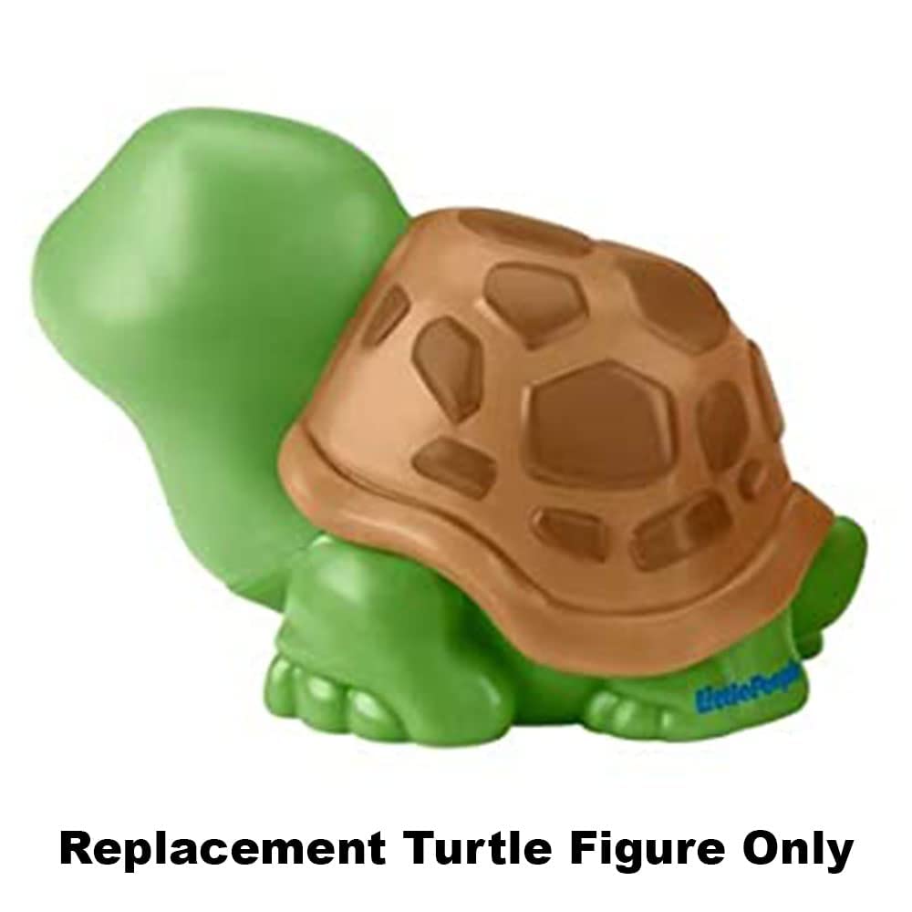 Replacement Part for Fisher-Price Little People Safari Animal Friends Playset - GFL22 ~ Replacement Green and Brown Turtle Figure