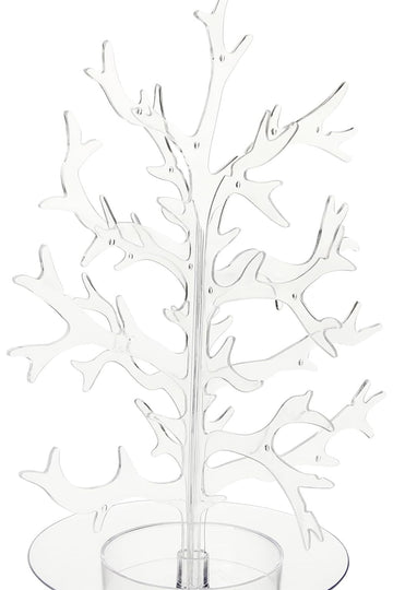 Stunning Clear Plastic Money Tree Centerpiece - 12" (1 Count) - Perfect for Celebrations, Fundraisers & Gifts