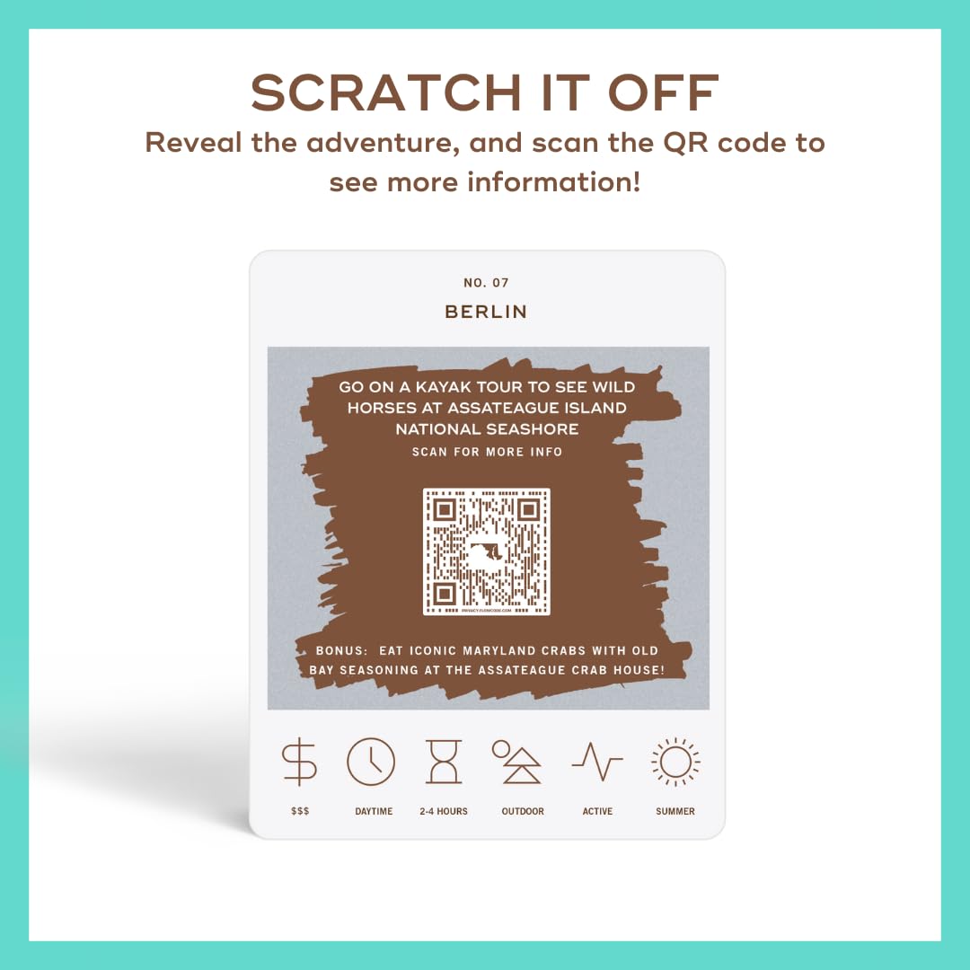 Reach International Outfitters Ohio Adventure Bucket List: 50 Scratch-Off Cards for Outdoor Activities, Tourist Attractions, and Road Trips - Perfect
