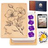 Berstuk Wooden Flower Press for Adults and Teens - Includes Expert Video Tutorials - Large Flower Press Kit 10.8" x 6.9" - Gift-Ready Packaging Ideal