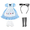 niannyyhouse Ball Jointed Doll Clothes Blue Maid Set Compatible with Blythe
