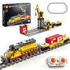 Mould King Remote Control Train Building Set, 1170pcs Diesel Locomotive
