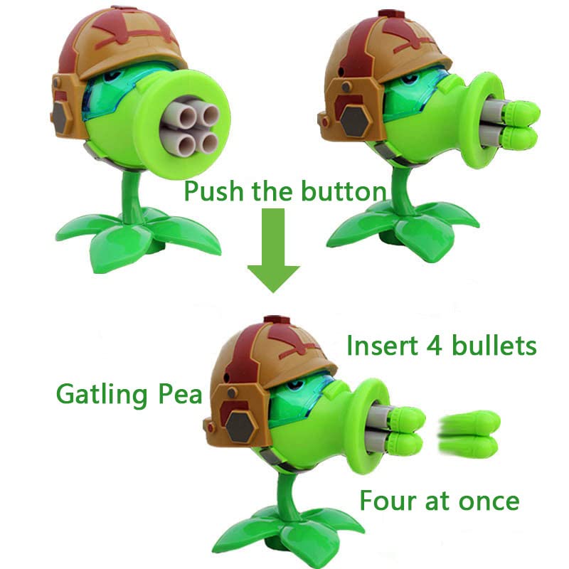 JHESAO 7 PCS Plants and Zombies Toys Action Figures PVZ Toys Set 1 2 Series Great Gifts for Kids and Fans,Birthday and Christmas Party