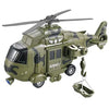 OCCAFY Military Helicopter Toy with Lights and Sound Sirens,Friction Powered Boys Army Toys,Rescue Vehicles Toys for Kids Aged 3 and Up,Best Toddler