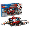 LEGO City F1 Pit Stop & Pit Crew with Ferrari Car Toy - Model Race Car Toy Building Playset for Kids, Boys and Girls, Ages 6+ - F1 Collectible