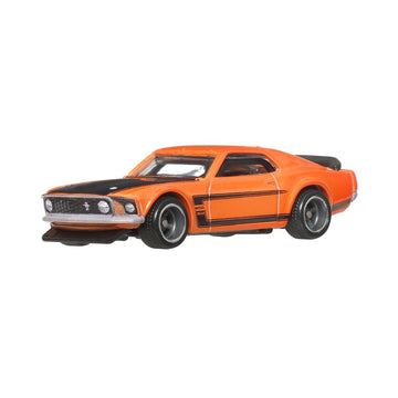 Hot Wheels JBL20 Boulevard '69 Ford Mustang Boss 302 Vehicle Toy Minicar 3 Years Old Orange
