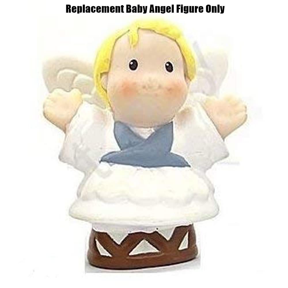 Fisher-Price Replacement Part Little People Nativity Christmas Holiday Advent Calendar Dollhouse Playset N6010 - Replacement Baby Angel Figure