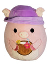 Squishmallows 8" Peter The Pig with Hat