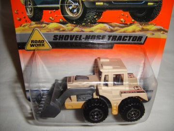 MATCHBOX #28 OF 100 ROAD WORK SERIES SHOVEL-NOSE TRACTOR DIE-CAST COLLECTIBLE