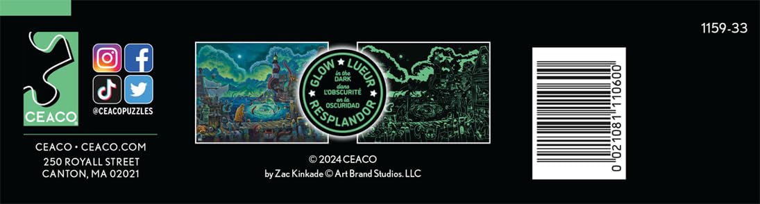 Ceaco - Zak Kinkade Halloween at Horror Harbor - 750 Piece Jigsaw Puzzle