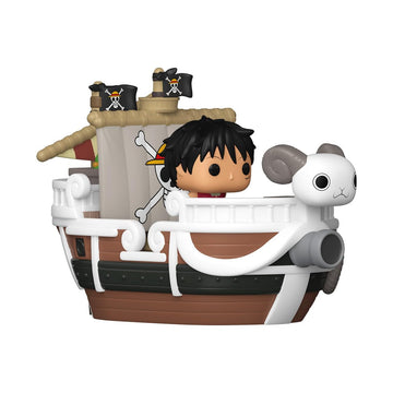Funko Pop! Bitty Ride: One Piece - Going Merry with Monkey D. Luffy - 0.9 Inch and 1.3 Inch (2.3 and 3.3 Cm) - Anime Collectable - Official