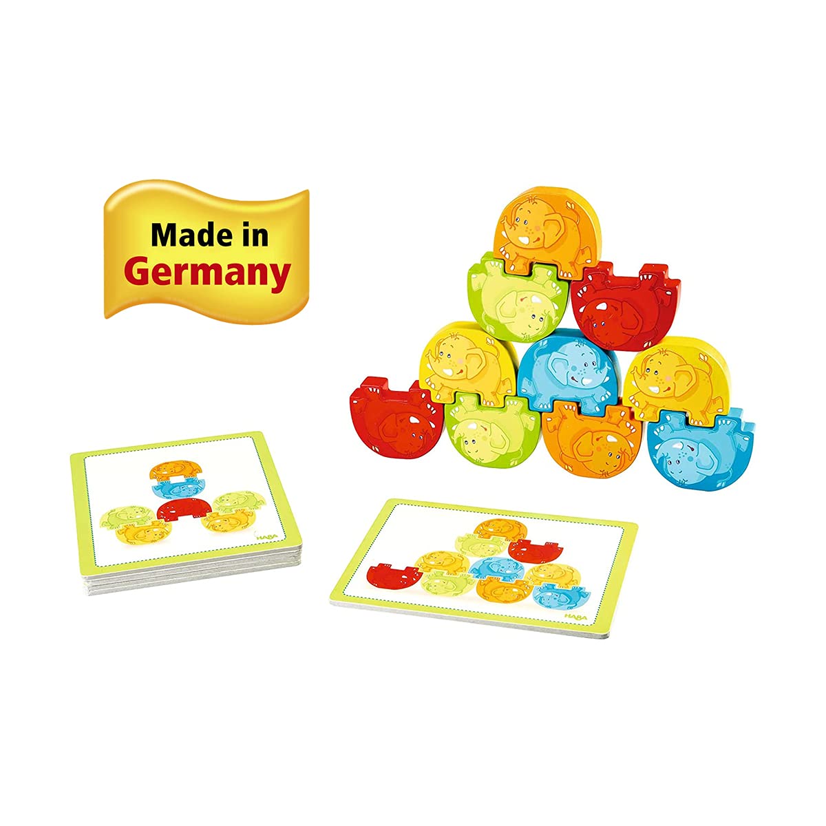 HABA Stacking Wigglefants Game