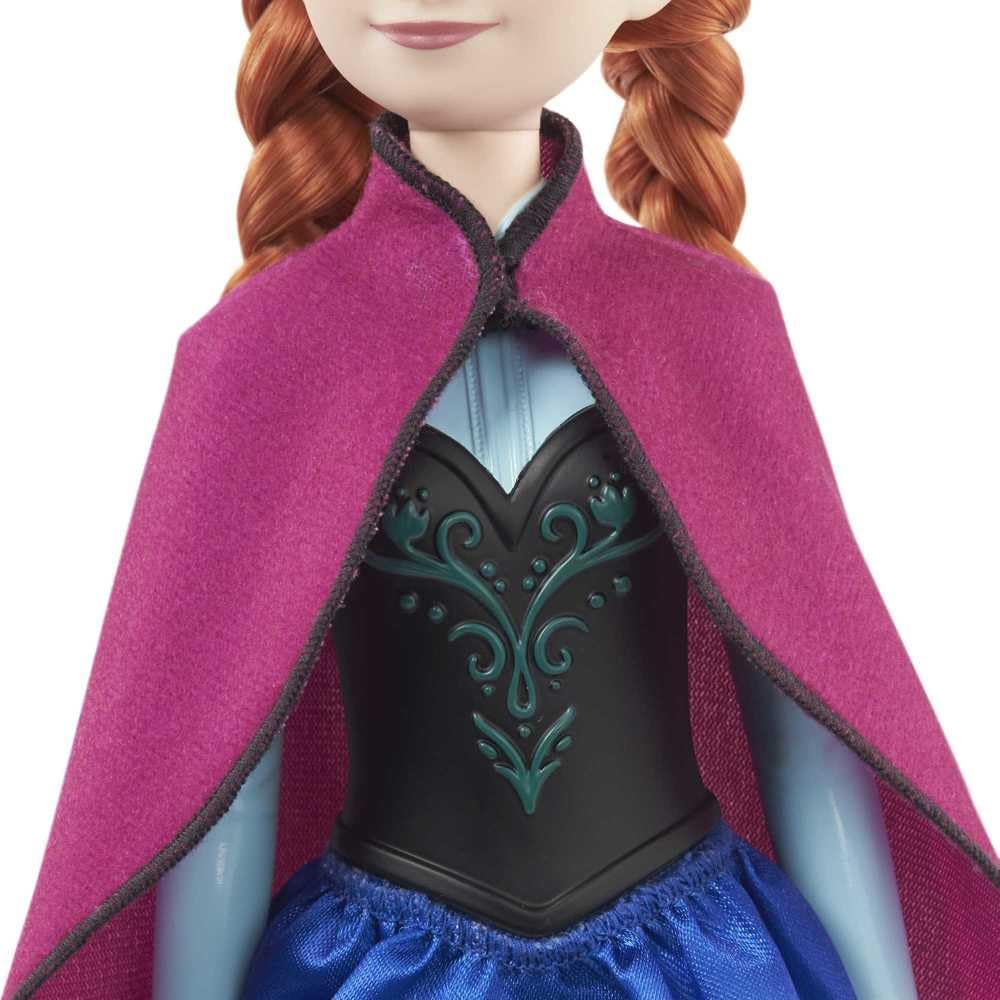Mattel Disney Princess Dolls, Anna Posable Fashion Doll with Signature Clothing and Accessories, Disney's Frozen Movie Toys