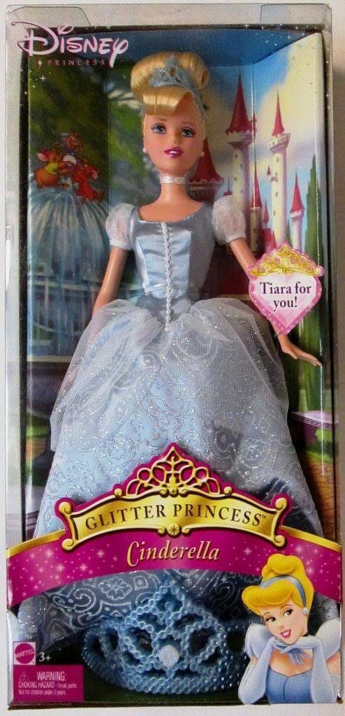 Mattel Disney Glitter Princess Cinderella
