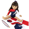 18 Inch USA American Doll Gymnastics Set - 4PC Gymnast Set