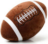 MSYA Cute Football Throw Pillow 20"x12" Soft Plush Football Cushion, 3D Stuffed Sports Ball Decor for Boys Room, Bedroom, Couch, Football Fan Gift