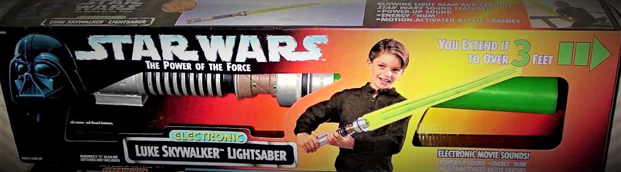 Star Wars Power of the Force Electronic LUKE SKYWALKER LIGHTSABER