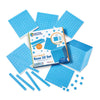 Learning Resources Giant Magnetic Base Ten - Math Manipulatives, Teacher Supplies, Back to School, Counting Cubes for Kids, 131 Piece Set