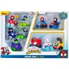 Marvel's Spidey and his Amazing Friends SNF0046 10-Pack-2” Mini Vehicle Assortment Including, Ghost Spider, Miles, Hulk, and More-Toys Featuring Your