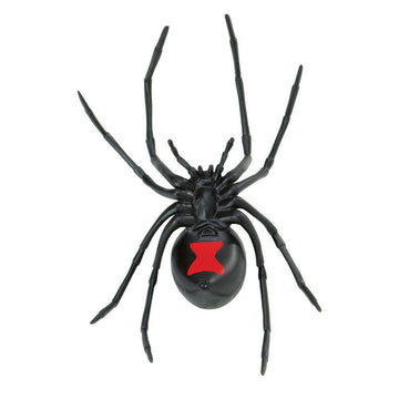 Safari Ltd. Black Widow Spider Figurine - Realistic 6.5" Arachnid Figure - Educational Toy for Boys, Girls, and Kids Ages 3+