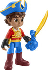 Fisher-Price Preschool Toy Santiago of The Seas Light-Up Talking Santiago, 9-Inch Poseable Pirate Figure for Pretend Play Kids Ages 3+ Years