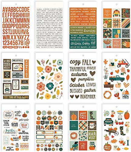 Fall Farmhouse Mini Sticker Tablet 386/Pkg-