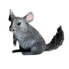 FLORMOON Realistic Animal Figures Chinchilla Lanigera Figurines, Science Project, Cake Topper, Early Educational Toys Birthday for Toddlers Kids Age 3