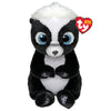 TY Beanie Bellie RUKUS - Black and White Skunk - 6"