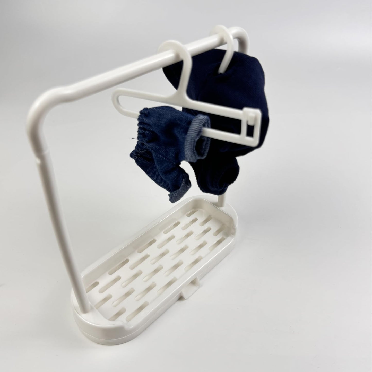Sunoutdeeal Doll Clothes Rack Set Suitable for Drying and Displaying Dolls Outfits Suitable for Dollhouse Decoration Display Clothing for Labubu