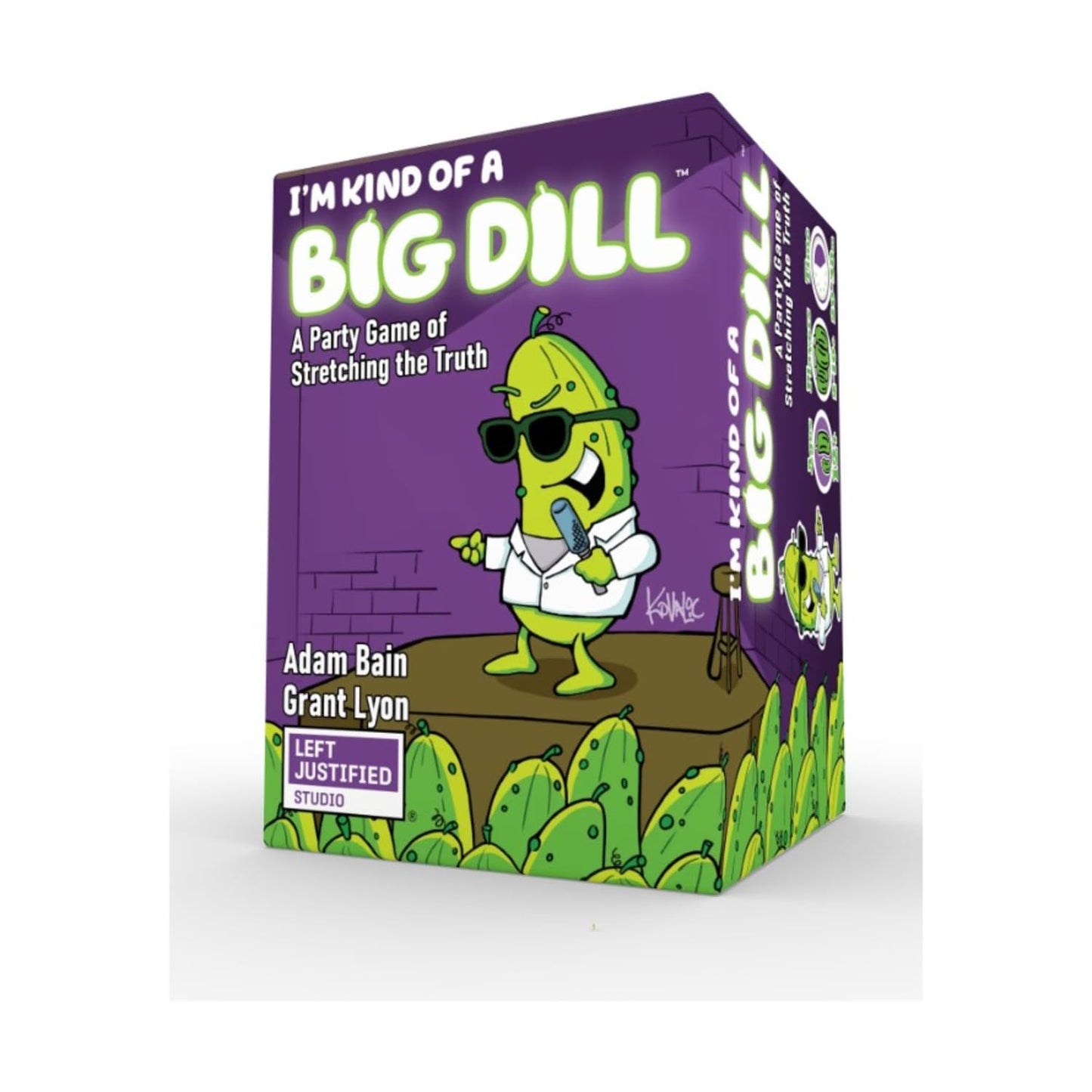 Left Justified Studio I'm Kind of a Big Dill - Hilarious Party Card Game for Adults & Teens - Perfect for Game Night & Parties - Bluffing, Guessing