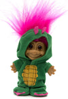 Russ Berrie My Lucky Troll Alligator Costume Troll Doll - Hot Pink Hair