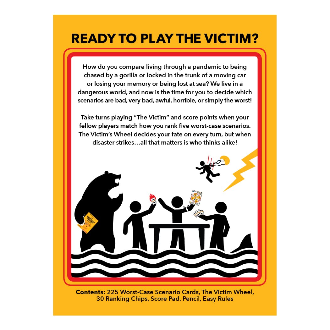 The Worst-CASE Scenario Card Game - All-New Family/Party Game for Adults and Kids 10+ | 0% Trivia and 100% Humorous Fun