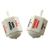 (2 Pack) Plastic Toma Todo Pirinola Traditional Mexican Game. White. Lightweight ,#G14E6GE4R-GE 4-TEW6W225571