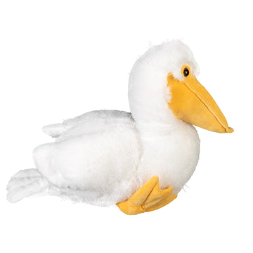 Wild Republic Pelican White, Cuddlekins, Stuffed Animal, 12 inches, Gift for Kids, Plush Toy, Fill is Spun Recycled Water Bottles, Multi (21467)