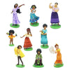 Disney Store Official Encanto Deluxe Figurine Play Set - 9 Fully Sculpted Disney Figures with Attached Bases- Includes Mirabel, Isabela, Bruno, & More