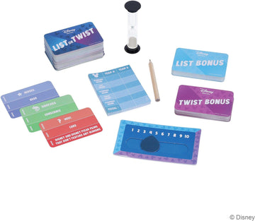 Ridley's Games: List or Twist -Disney Edition | The Category-Guessing Party Game Where You Make Up The Clues | Great for Disney Fans | Ages 8+, 4+