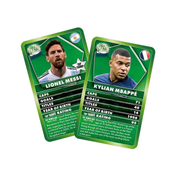 Top Trumps Card Game World Soccer Stars - Family Games for Kids and Adults - Learning Games - Kids Card Games for 2 Players and More - Kid War Games